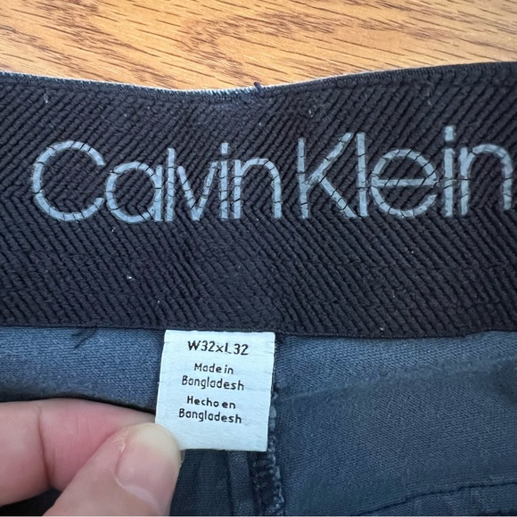 Calvin Klein Men’s Faded Dark Blue Jean Pants Size 32W 32L - Picture 8 of 11